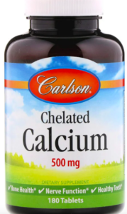 Carlson Labs, Хелатный кальций, 500 мг